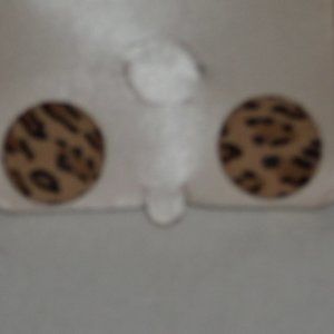 Leopard Post Earrings